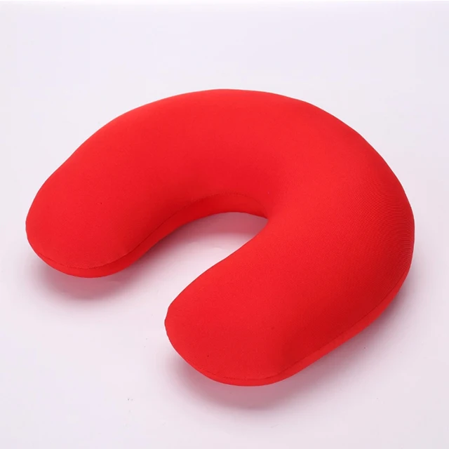 U Shape Colorful Neck Pillow With Customized Logo Printing Travel Pillow