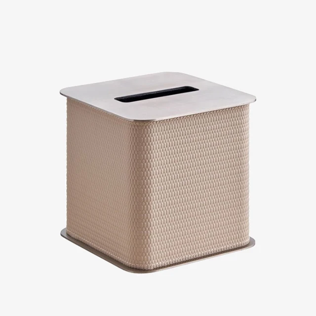 Роскошные украшения для туалета дома гостиной настольные органайзеры хранения многофункциональный кожаный держатель салфеток кухни