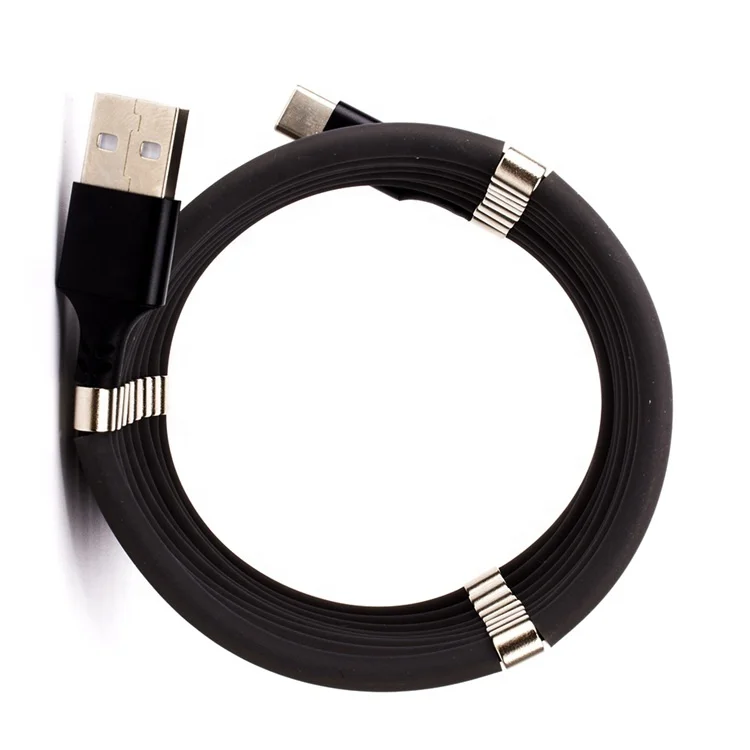 Top Selling Easy Coil Charging Cord Supercalla Magnetic USB Cable in Shenzhen