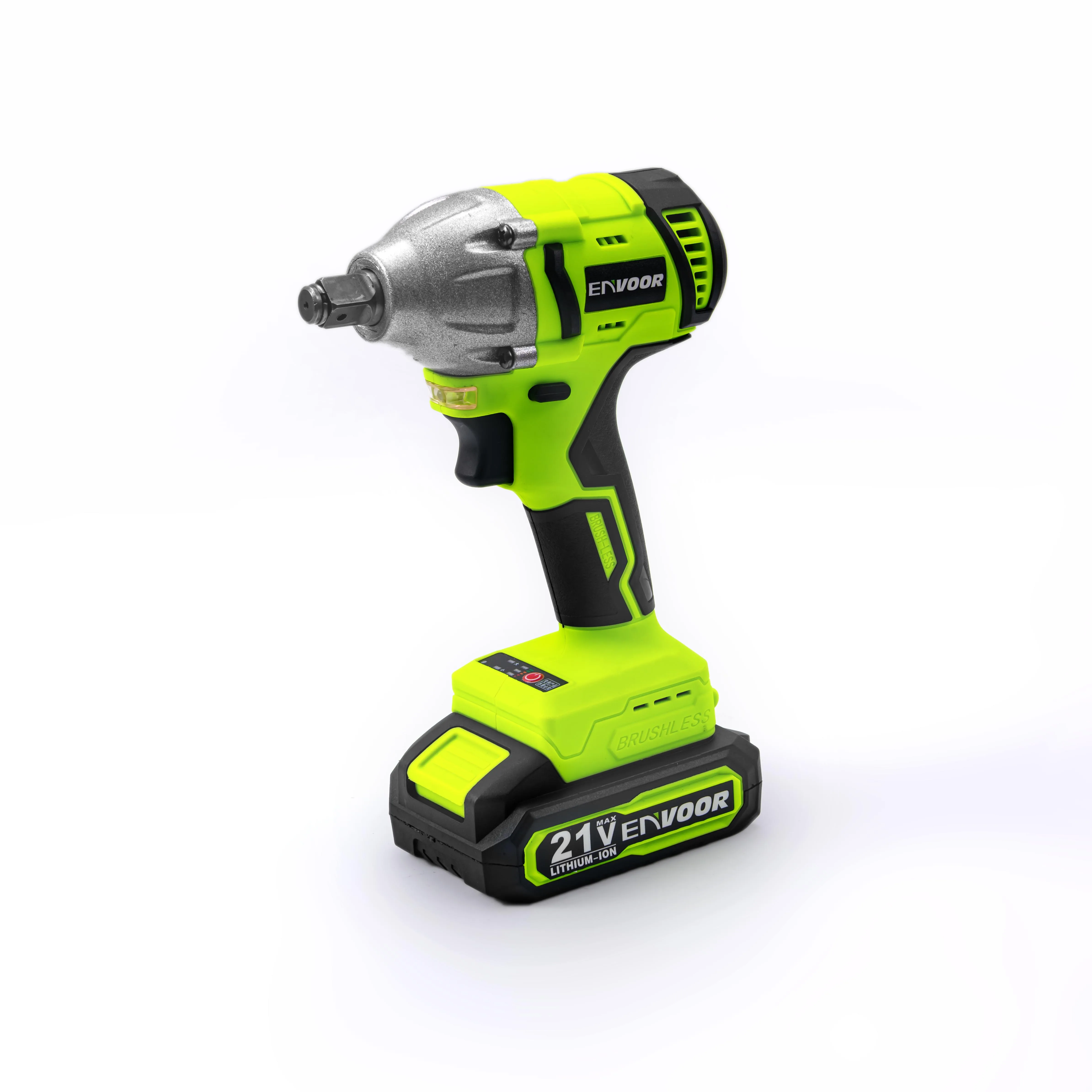 High Torque Brushless Electric Impact Wrench Rechargeable Lithium Battery Heavy Duty Cordless Wrench For Auto Repair