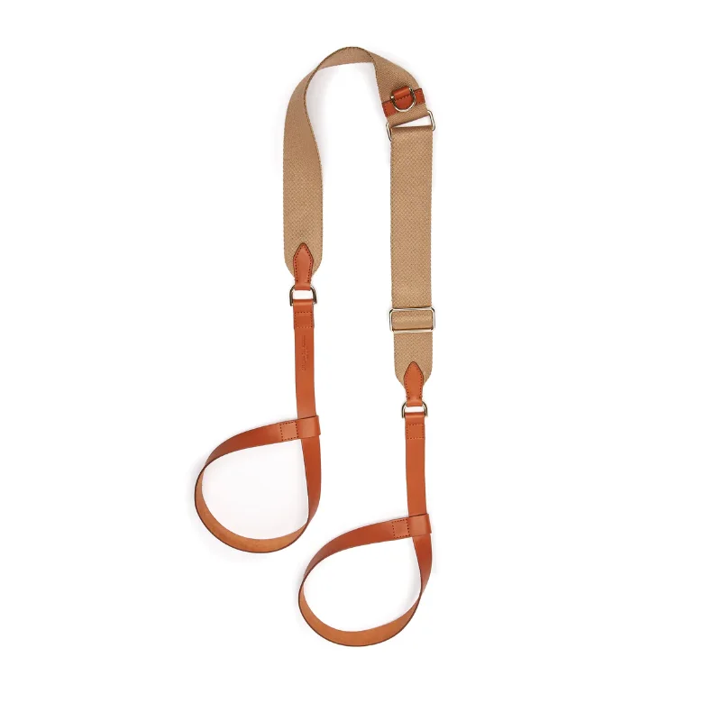 Faux Leather Yoga Mat Carrier Sling Adjustable Picnic Blanket Strap Yoga Mat Holder Strap with Phone Pouch