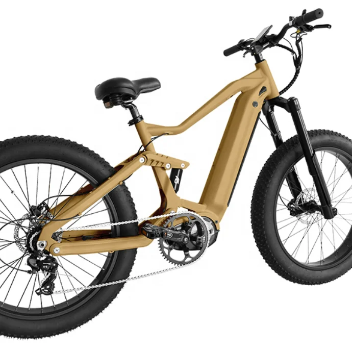 fat tire electric bike with mid drive motor e bike electric bicycle 350w/500w/750w/1000w 26x4.0 big wheel