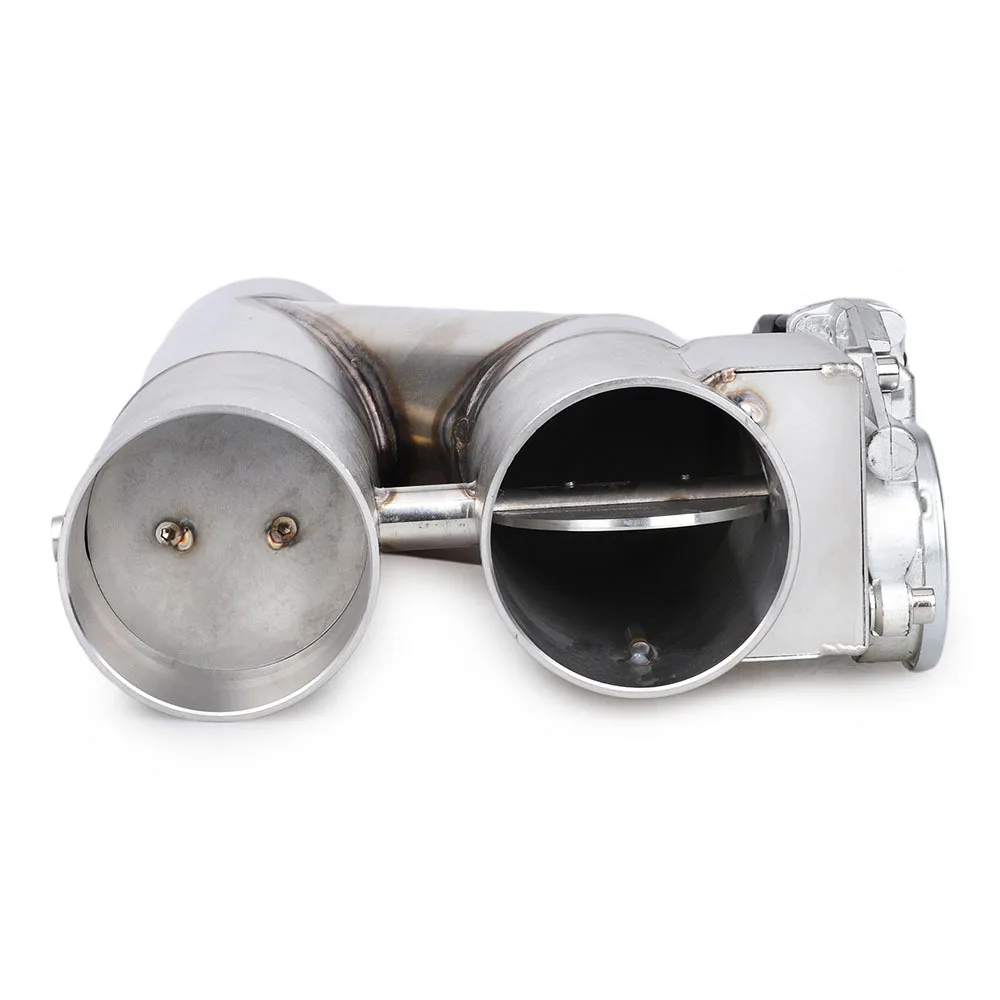 Universal Car Autos Exhaust Dual Valve Switch Electric Y Pipe E-Cut Out Bypass Catback Remote Control 304 stainless steel