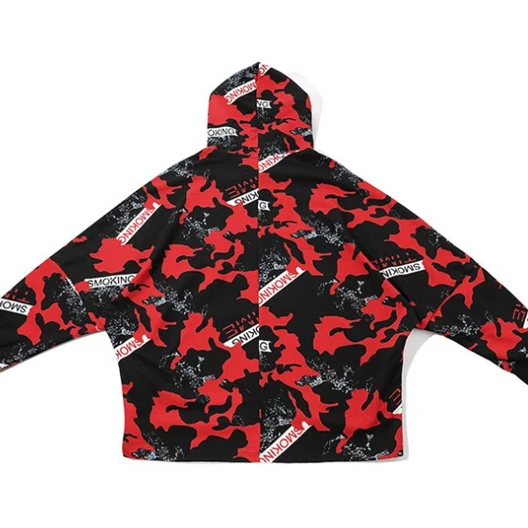 Camo Pattern High Quality custom mens hoddies/custom sublimation hoodies