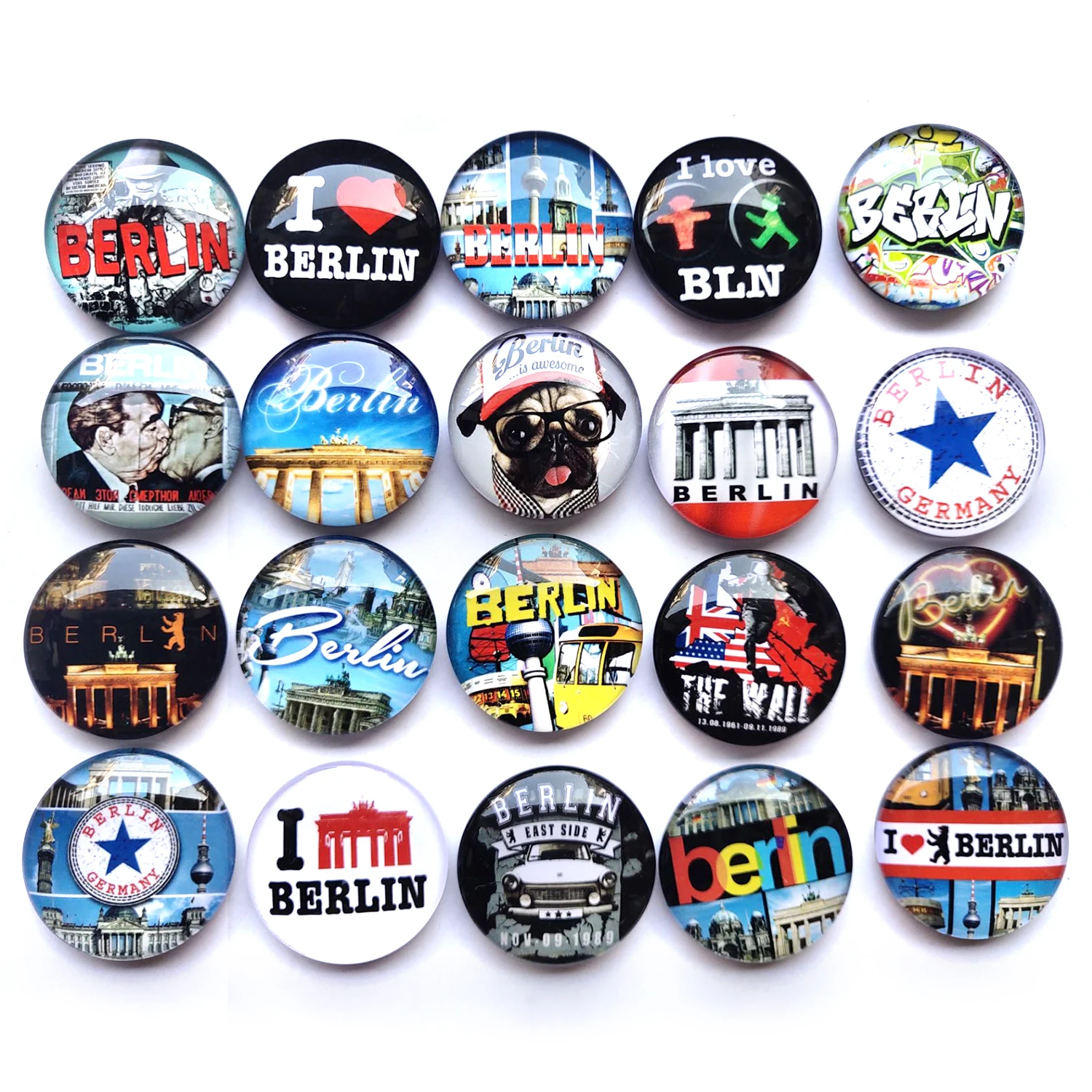 0.01 USD Sample Custom Germany Berlin Imanes Nevera Paises Bahrain Souvenir Fridge Magnets