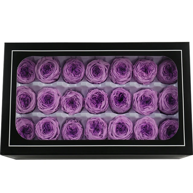 wholesale 2-3 cm small preserved roses bud long lasting real  austin  flowers head eternelle eternal forever rose