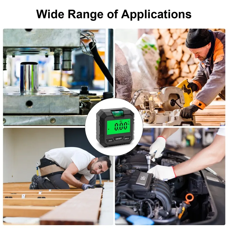 Great Quality Stable ABS Protractor Inclinometer Portable Digital Tape Measure Measuring Instrument Levels