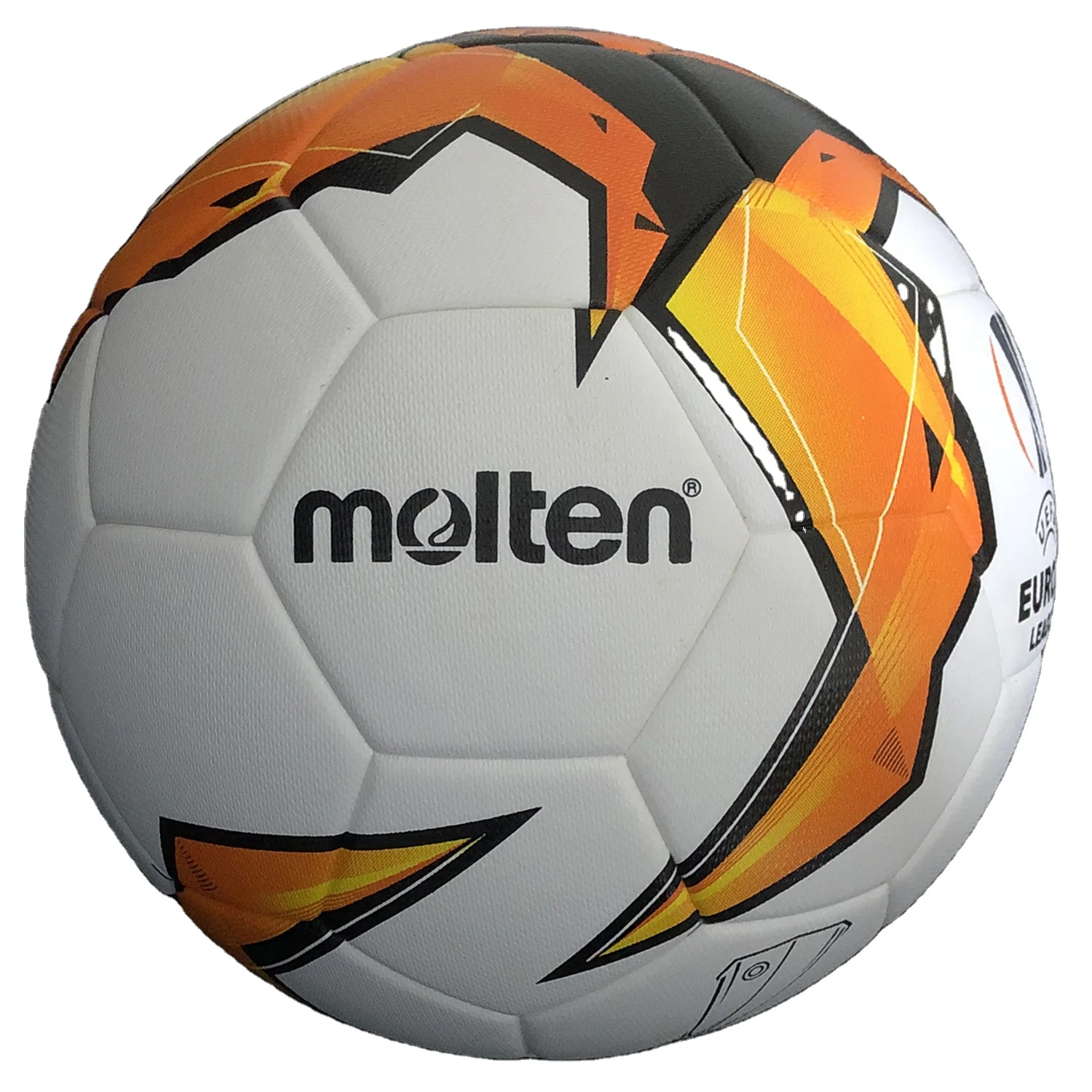2021 high quality pu leather custom print size 5 thermal bonded molten soccer football ball