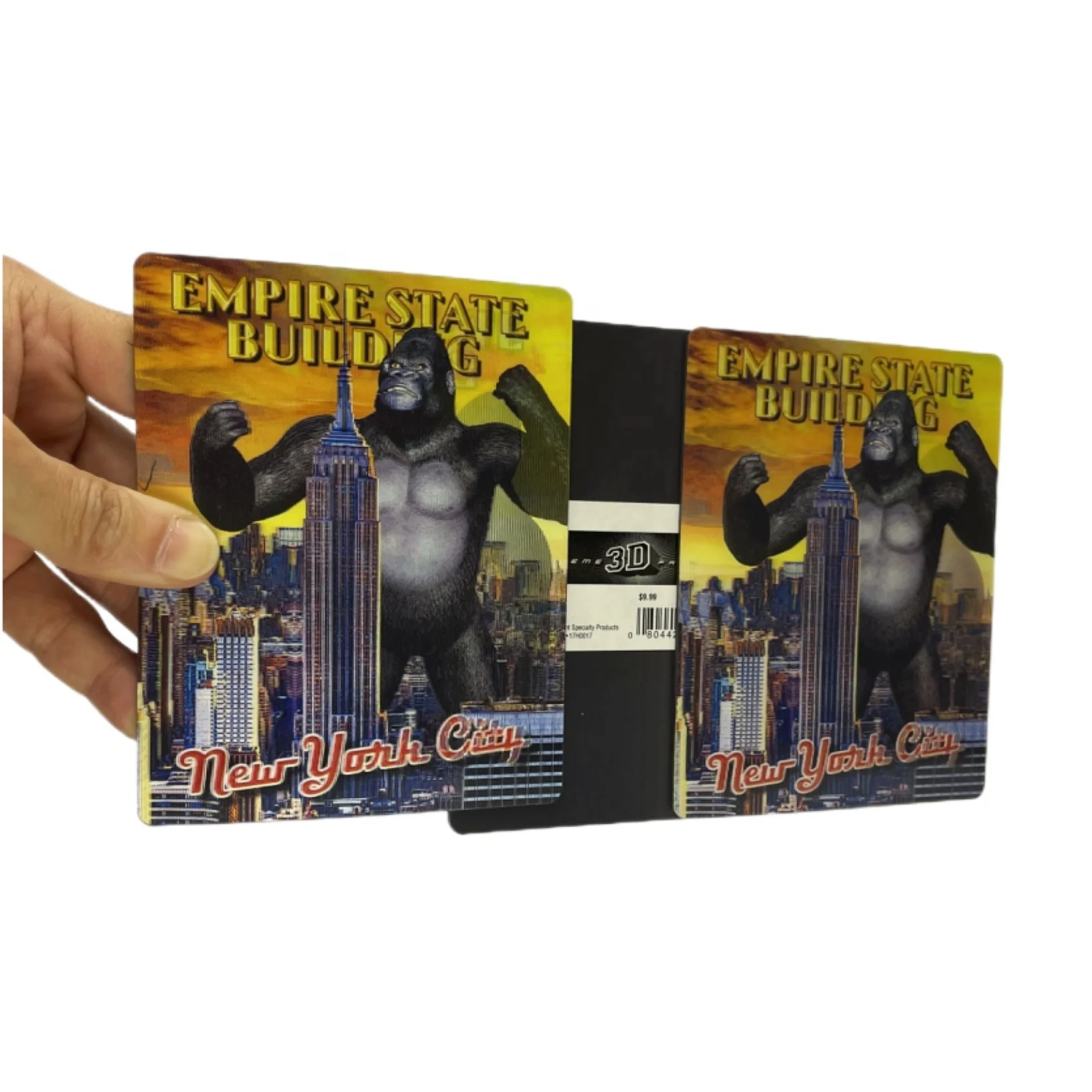 hot sales custom US city skyline style 3D lentiuclar fridge magnets  promotional magnet for gifts premiums and souvenir
