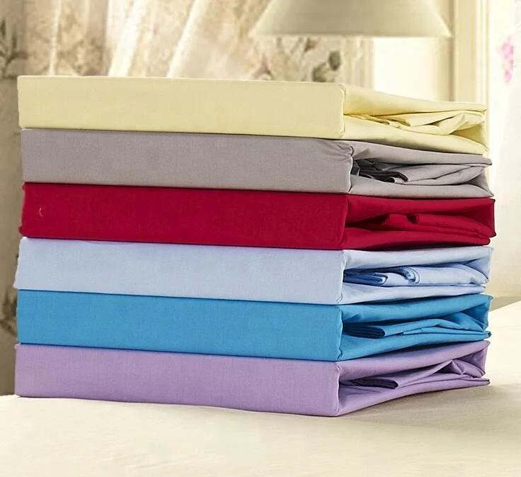 Nantong Factory Price 100% Cotton Bedding Set White For Hotel High Quality Duvet Cover 4pcs Linens Solid Color