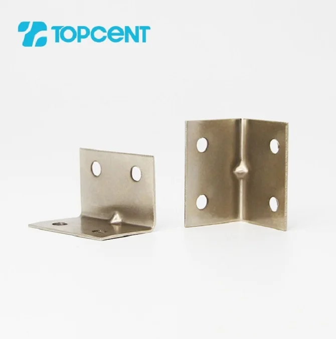 Topcent Hot Sale Factory Custom Steel Corner Bracket Cabinet Wardrobe Furniture Assembly Office Furniture Hardware Bracket