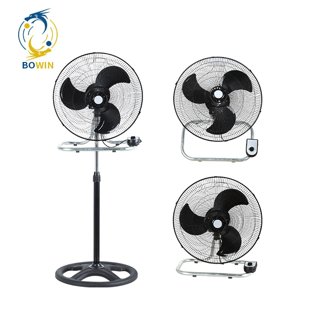 Ventilador 3 en 1 Recarg Industry Fans 18 Inch Stand in Industrial Pedestal Fan For Africa South