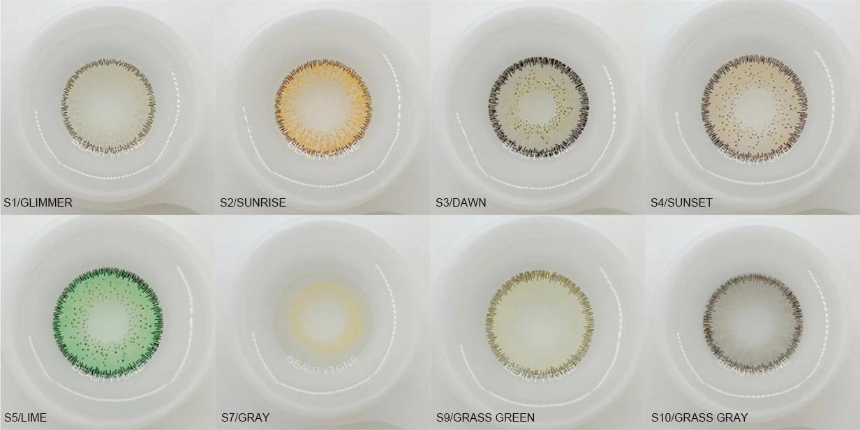 Sweet Grass Gray contact lens good packaging cosmetic contact eye lenses