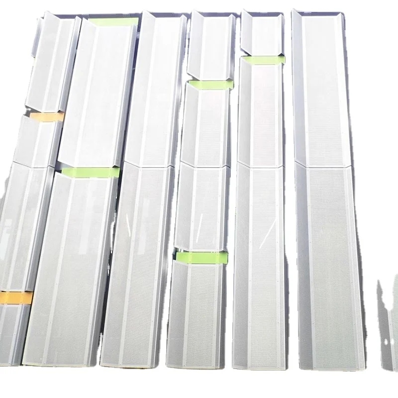 external aluminium fin sunshade system aluminium sun louver