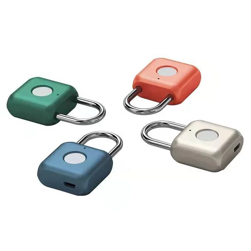 electronic timer padlock fingerprint smart lock door elinksmart P8