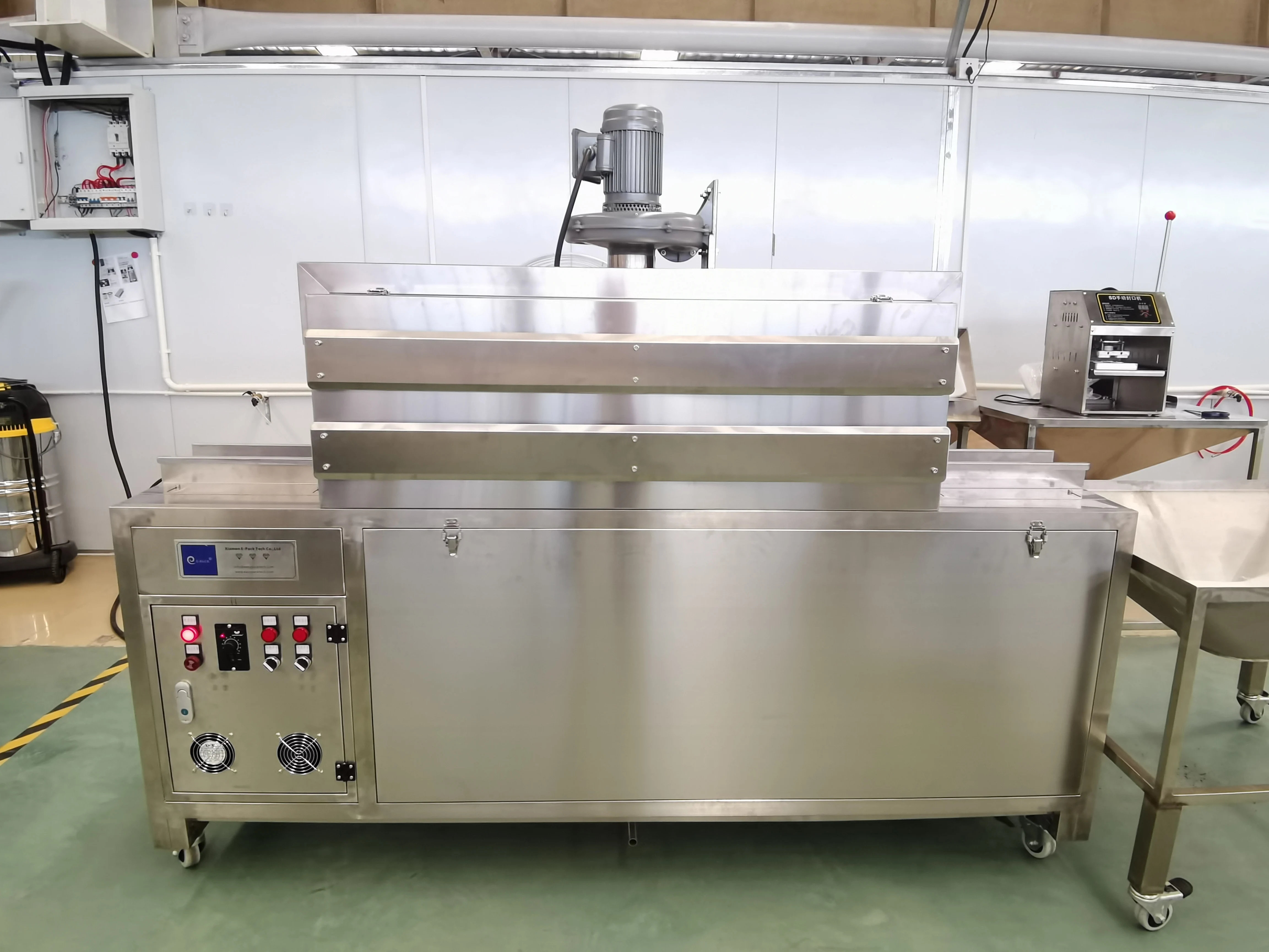 Manufacturer Supply PET PVC OPS Plastic Film Steam Shrink Tunnel  Machine