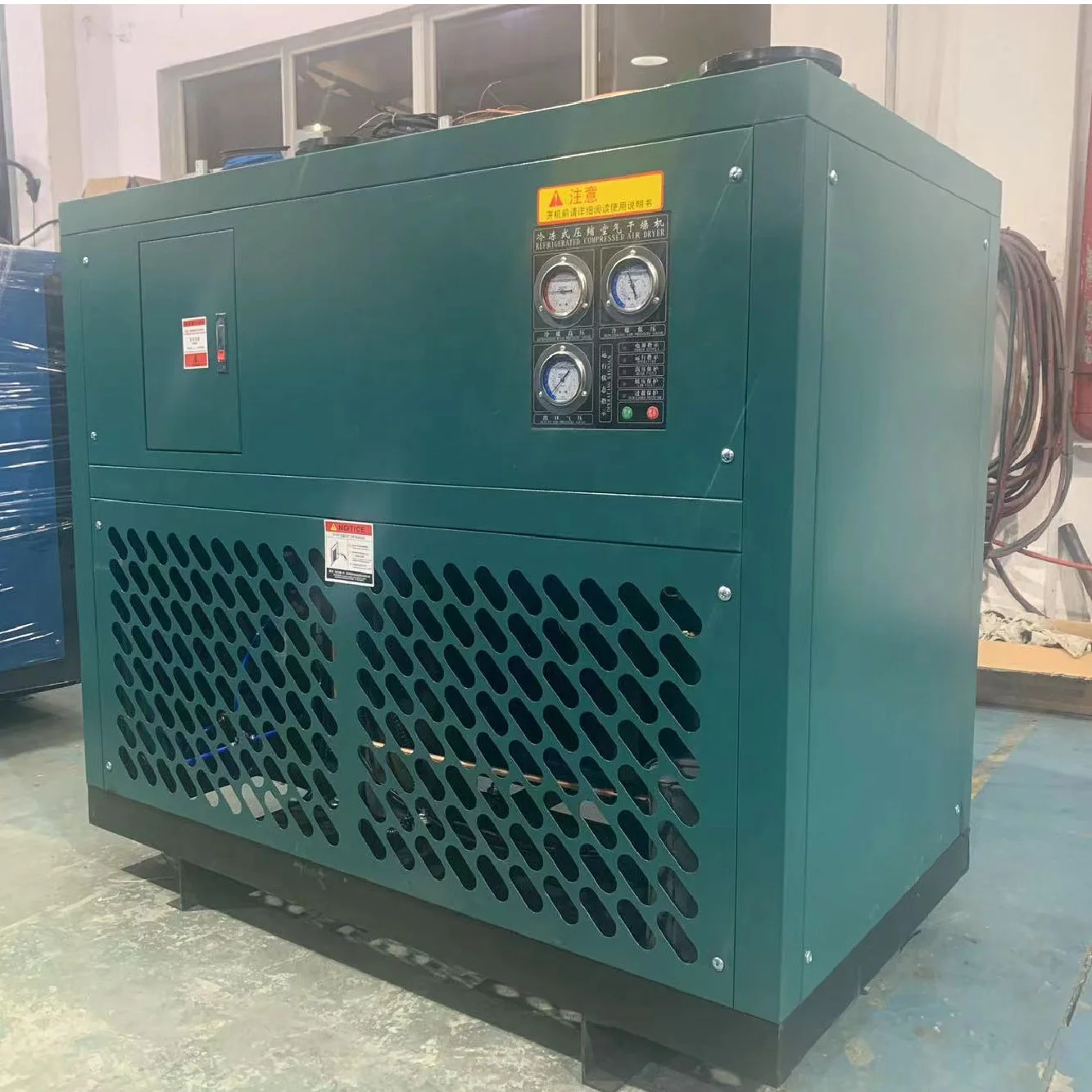 6.5m3/min refrigerant air dryer for screw air compressor