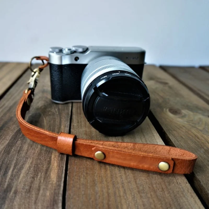 Personalized Leather Camera Wrist Strap Vintage Strap A Good Gift for Valentine