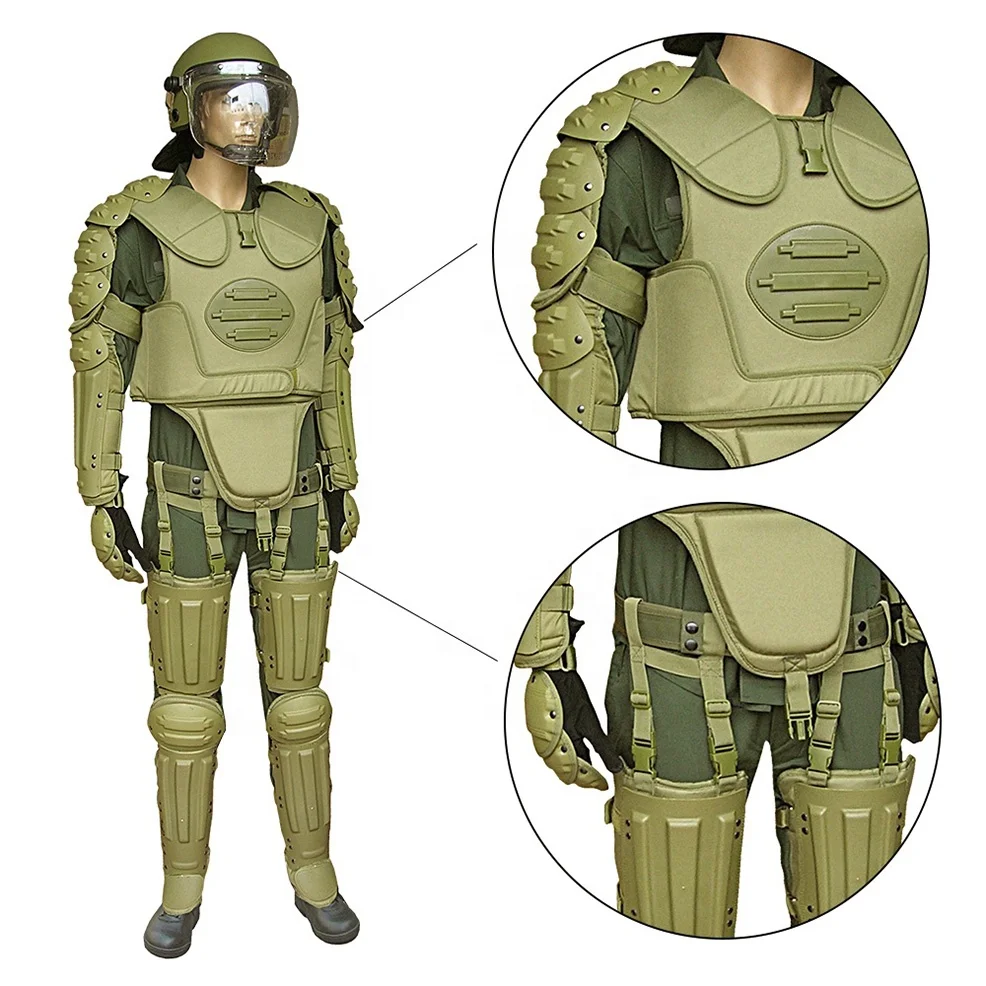 
Doublesafe Hot sale anti riot suit equipment shoulder full body protection politie riot gear for men 