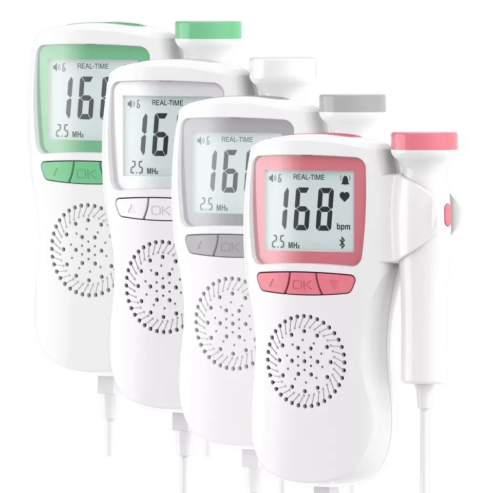 OEM Home Use Medical Equipment Portable Mini Pregnant Woman Fetal Doppler Baby Heart Rate Monitor Machine