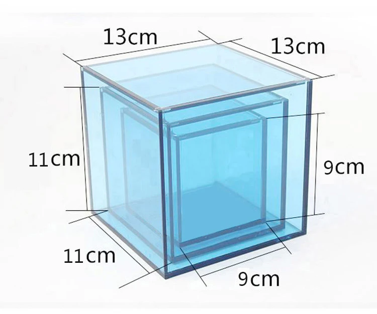 Acrylic box high transparent display box hand-made doll model storage box dust cover manufacturer