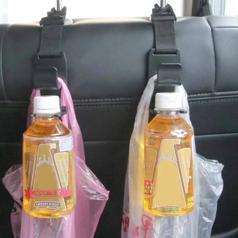 2 pack car backseat universal hanger hook multifunction car back seat headrest hanger hook