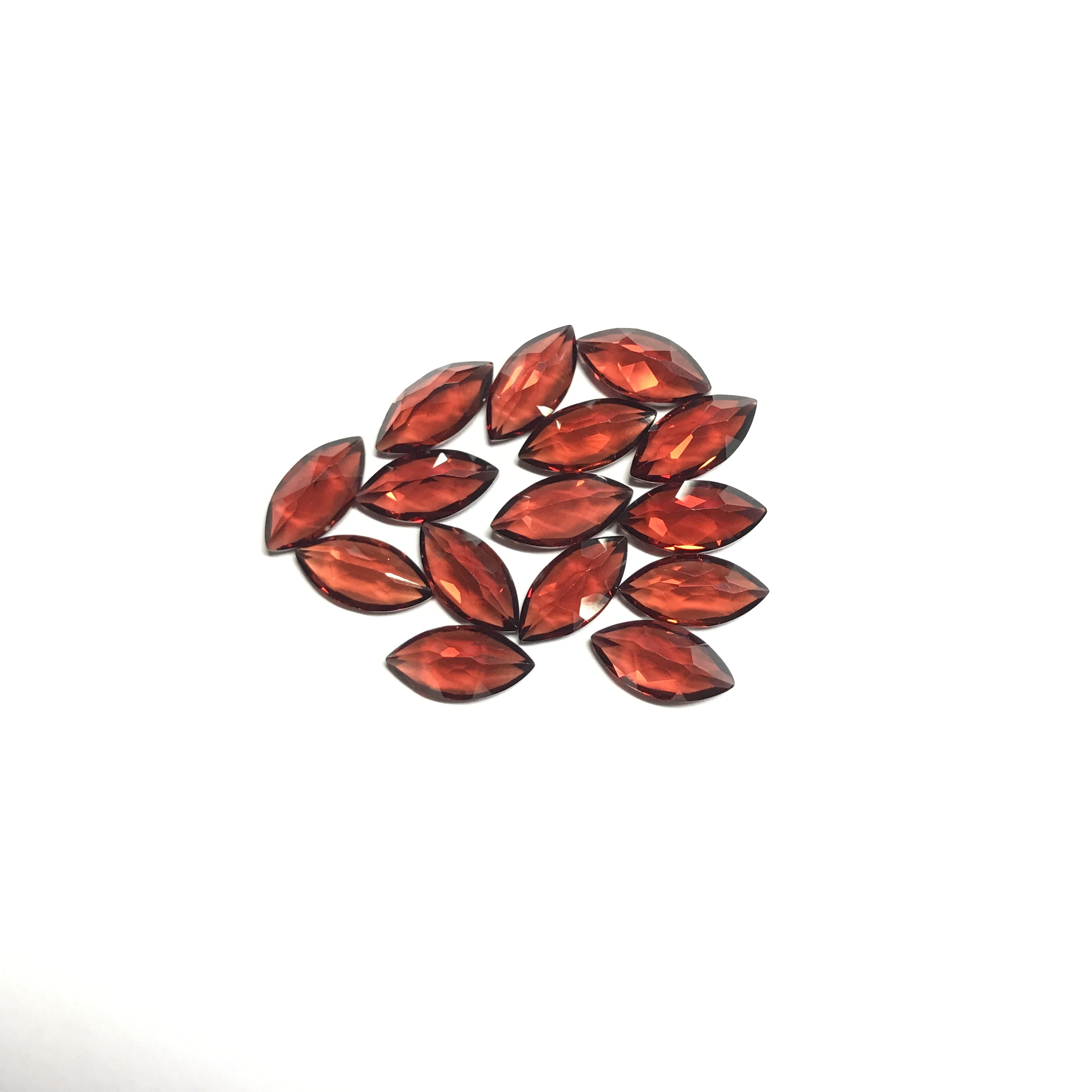 High Quality Loose Gemstone Calibrated 5x10mm Natural Red Garnet Faceted Cut IGI Certified Vivaaz Gems Jewelry Application