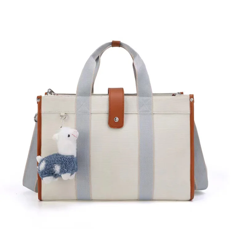 wholesales quilted canvas Portable mummy maternity bag tote travel nappy backpack small baby diaper bag for Baby Care