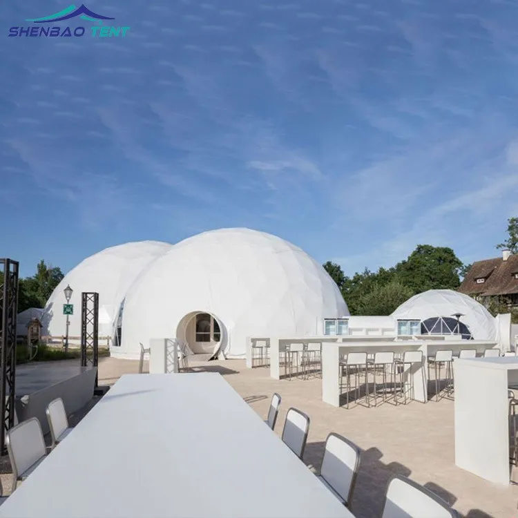 Luxury Igloo Glamping Resort Geodesic Large Dome Tents Big Massive Tent