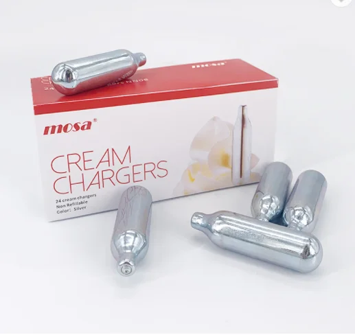 
 Лучшие продажи Mosa 8g газ закиси азота N2O крем зарядные устройства 600 шт  