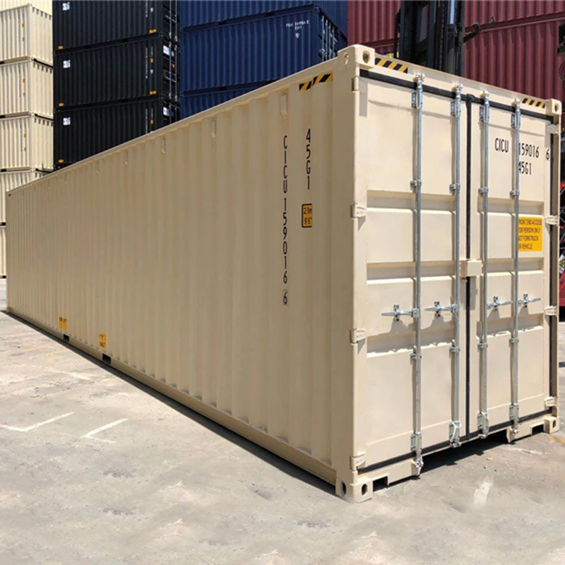 double door shipping container prefab new 40 HQ sea cargo portable dry ISO of