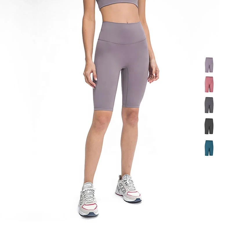 Лидер продаж 2022, оптовая продажа, высококачественные женские шорты для йоги ODM и OEM, компрессионные Бесшовные Брюки для фитнеса с высокой талией, короткие леггинсы для тренажерного зала