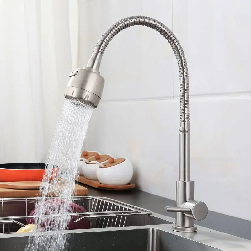grifo mezclador de cocina hot and cold lavabo faucet mixer gun gray black stainless steel faucet kitchen tap