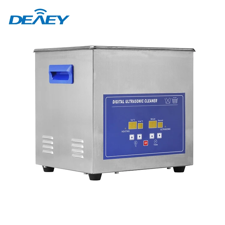 
 40 кГц, 240 Вт, 10 л, хорошие цифровые металлические детали, подогреваемый ультразвуковой очиститель  