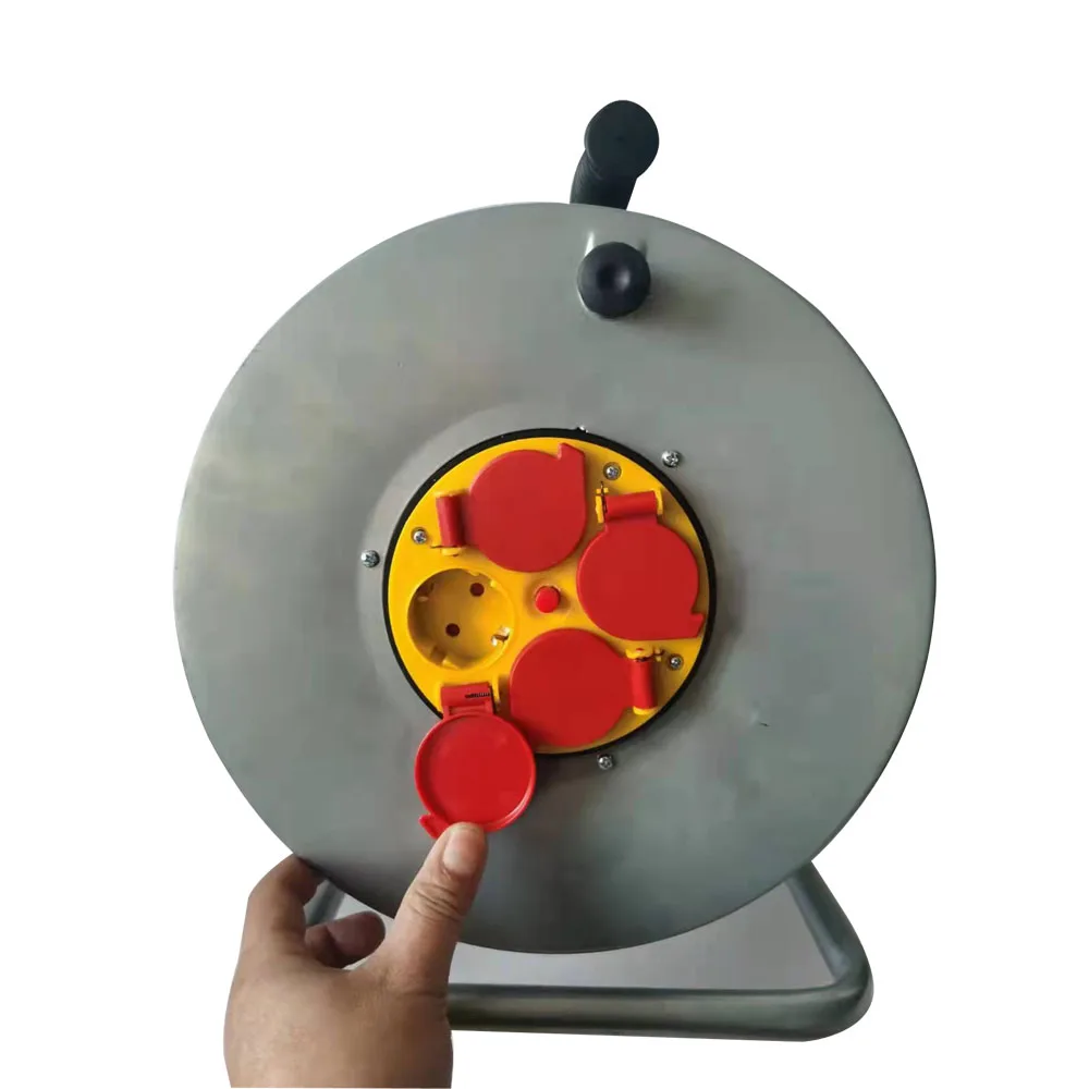 High Quality Industrial Type Retractable Power Organizer Socket Extension Cable Reel