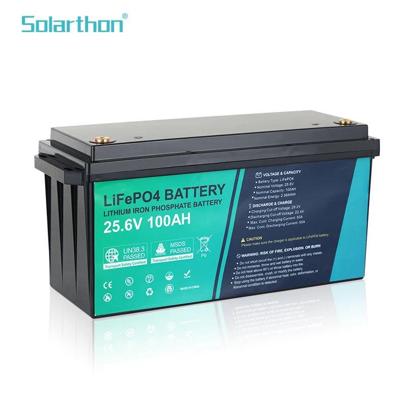 Solarthon 12 8 В Lifepo4 батарея 100Ah большой емкости на солнечной энергии заменяет свинцово-кислотную батарею V