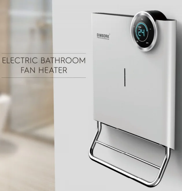 
Superior quality home use waterproof 1600w bathroom PTC thermostat heater electric fan with drying rack 