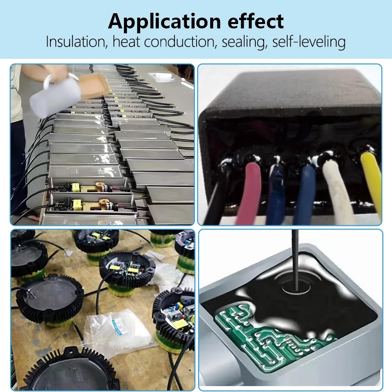 Silicone Pouring Sealant Encapsulant Waterproof Thermal Conductive Insulation