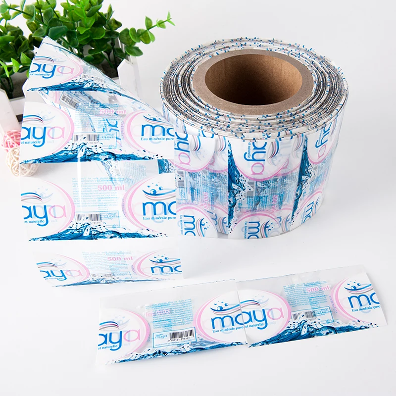 Lucky Time Customized PET/PVC Plastic Shrink Wrap Bottle Labels/ Shrinkable