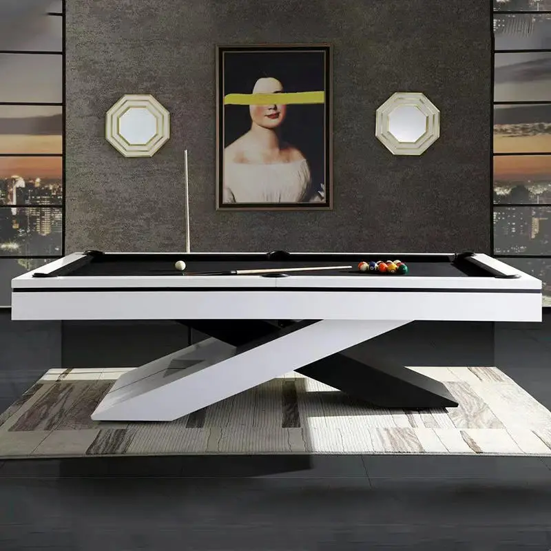 Slate Pool Table Hot Factory Direct Sale Family Dining Billiard Cheap 9ft Wood Unisex 3 - 5 Years Real Leather Pocket 500 550