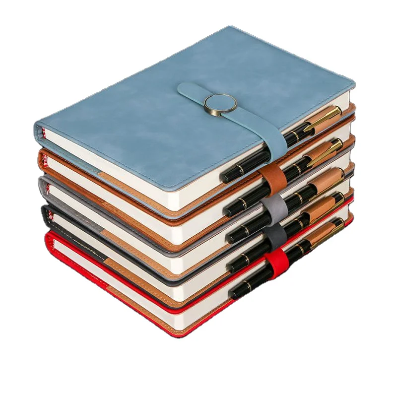 custom logo Hard Cover Notebook B5,A5,A6 Pu Laser Engraved Gift logo unique notebook journal plan book notebooks customizable