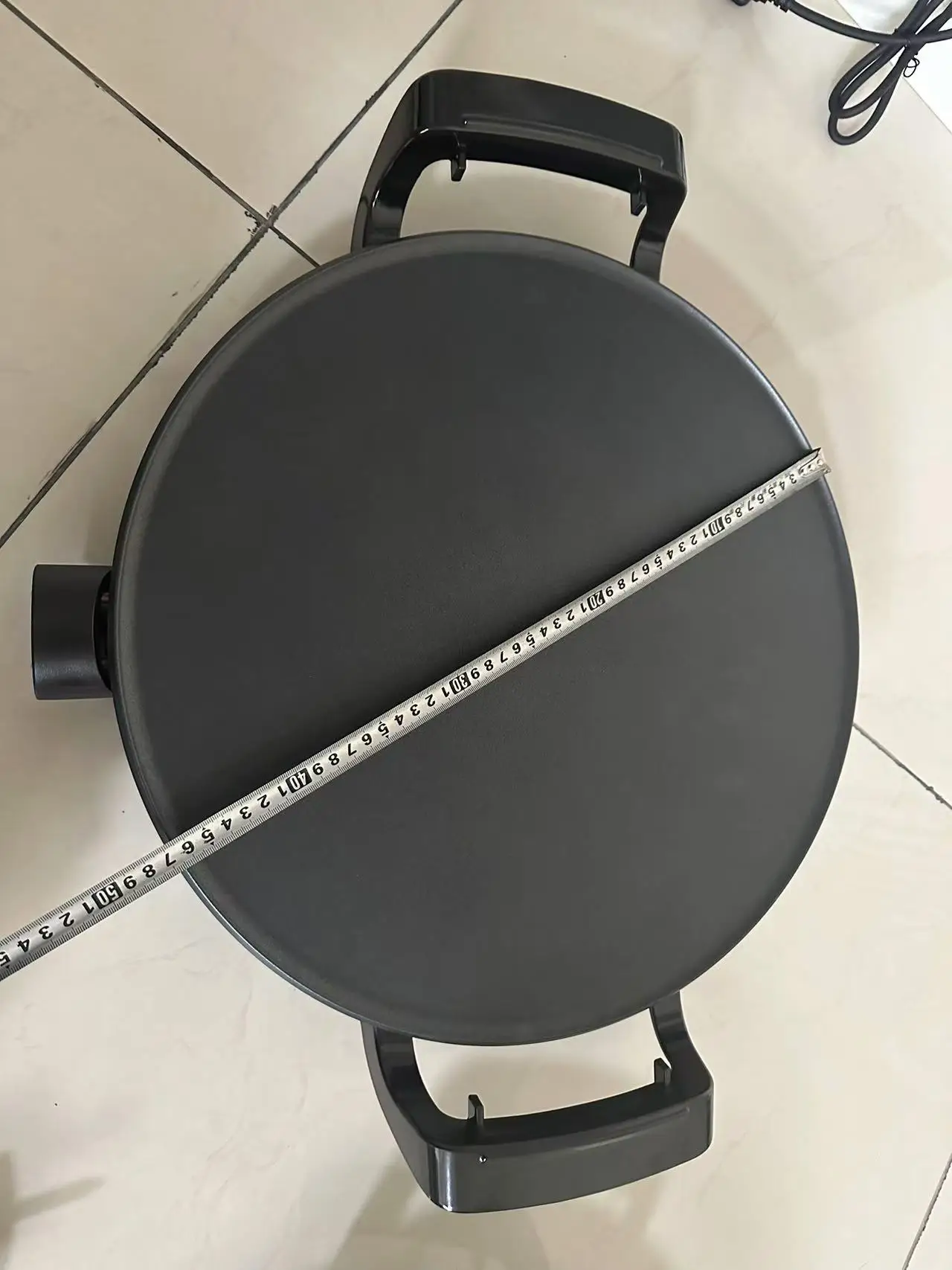 Hot selling 18 inch crepe maker pancake maker mogogo mitad injera maker injera machine with cover 220V 60Hz ready stock