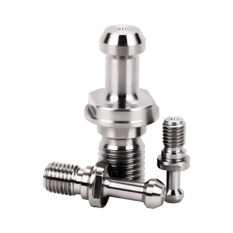 CNC Tools Accessory high Precision  Pull Stud BT40 BT30 X 45 60 90 Degree Through Coolant Retention Knob Spindle