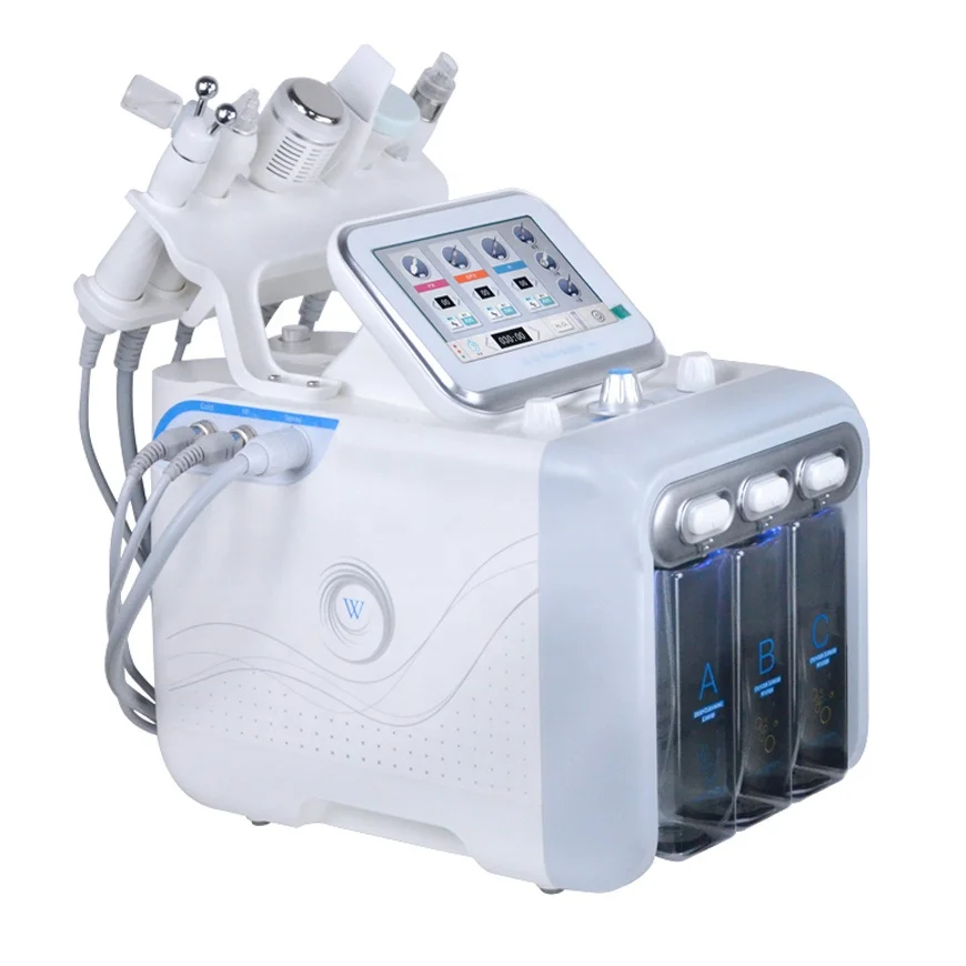 
Hot Sale Multifunctional 6 In 1 Hydro Oxygen Facial Aqua Skin Water Peel Hydra Microdermabrasion Machine For Beauty 