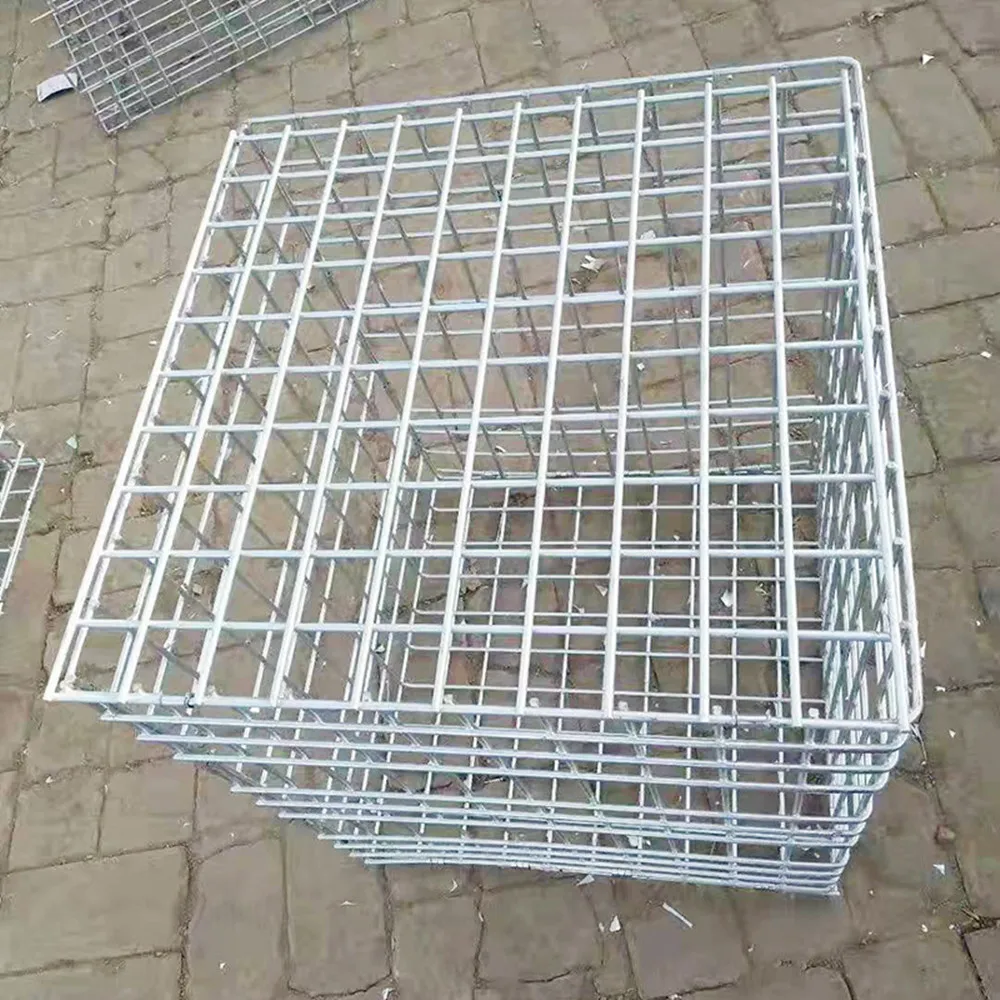 High corrosion-resistant welded gabion box basket retaining wall stone cage wire mesh