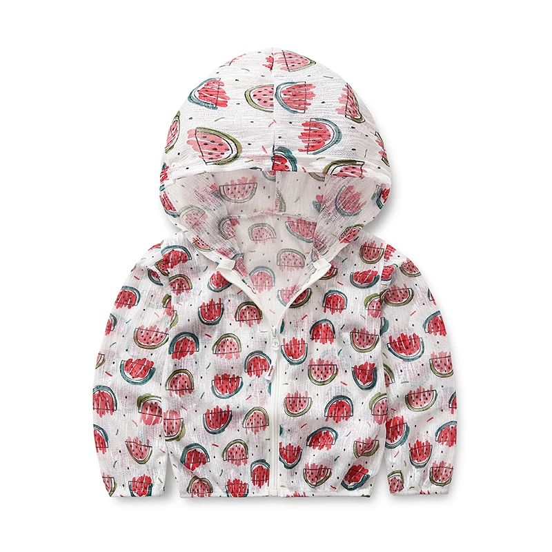 Детская летняя рубашка для отдыха с мультяшным принтом, детская одежда для защиты от комаров, оптовая продажа, 2020