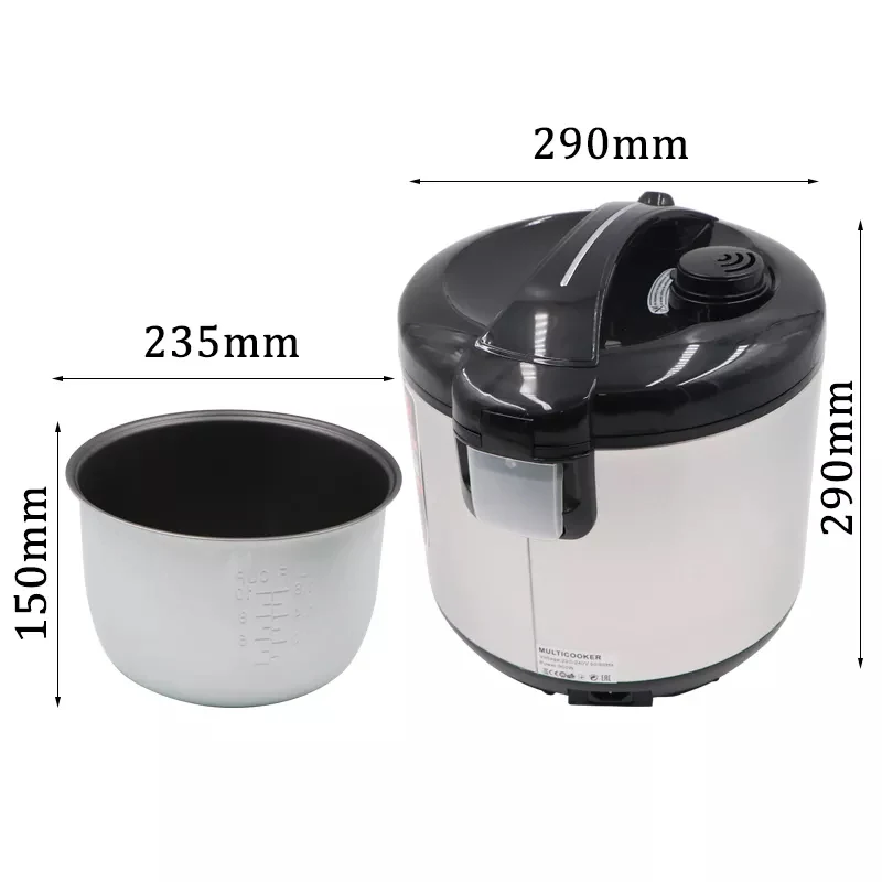 2022 The New Home Multifunctional Digital Programmable Automatic electric rice cooker 6L Food Steamer Rice Cooker