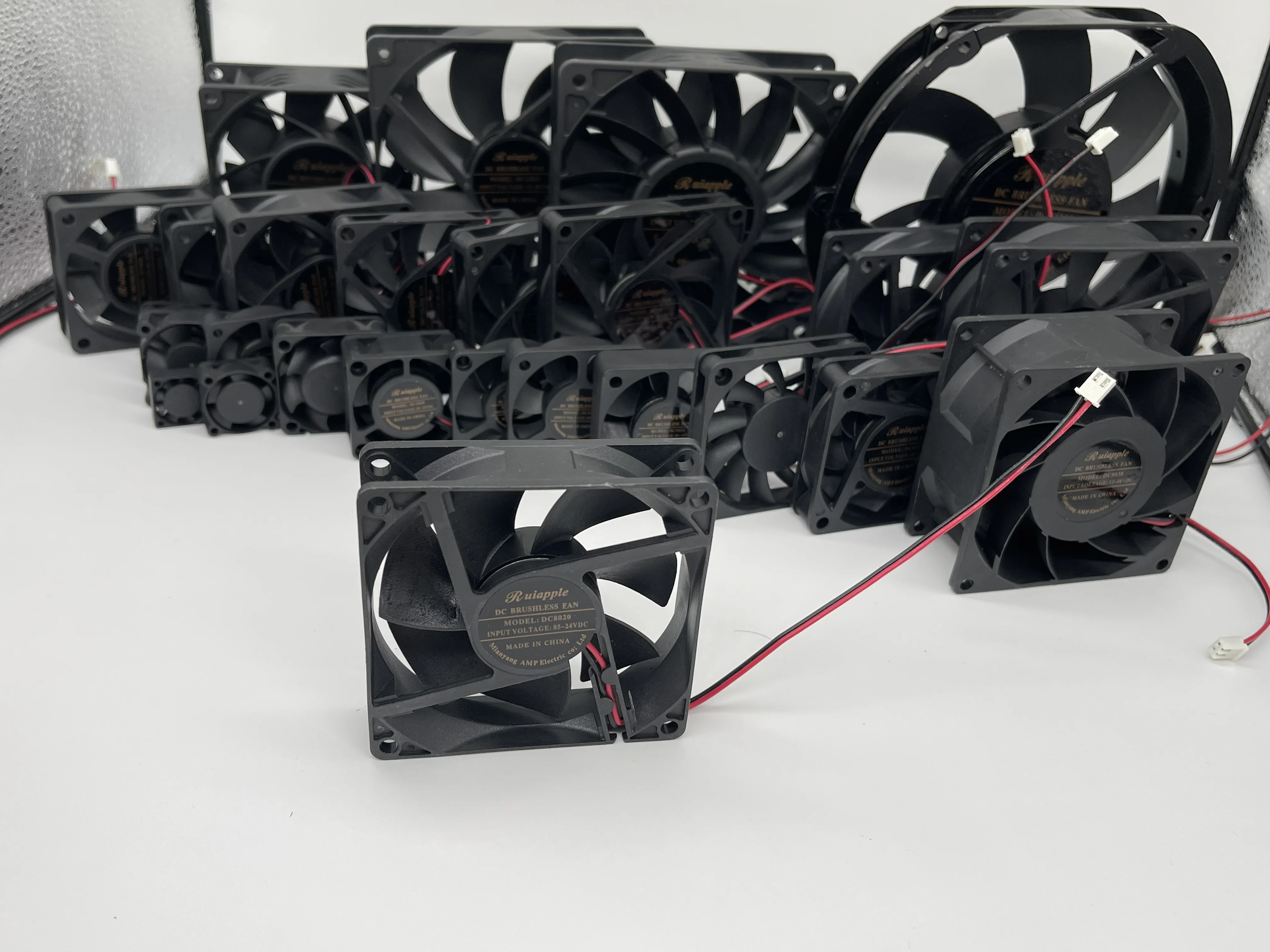 12v 24v 80mm 8020 axial flow ventilation fan 80x80x20 dc brushless fan