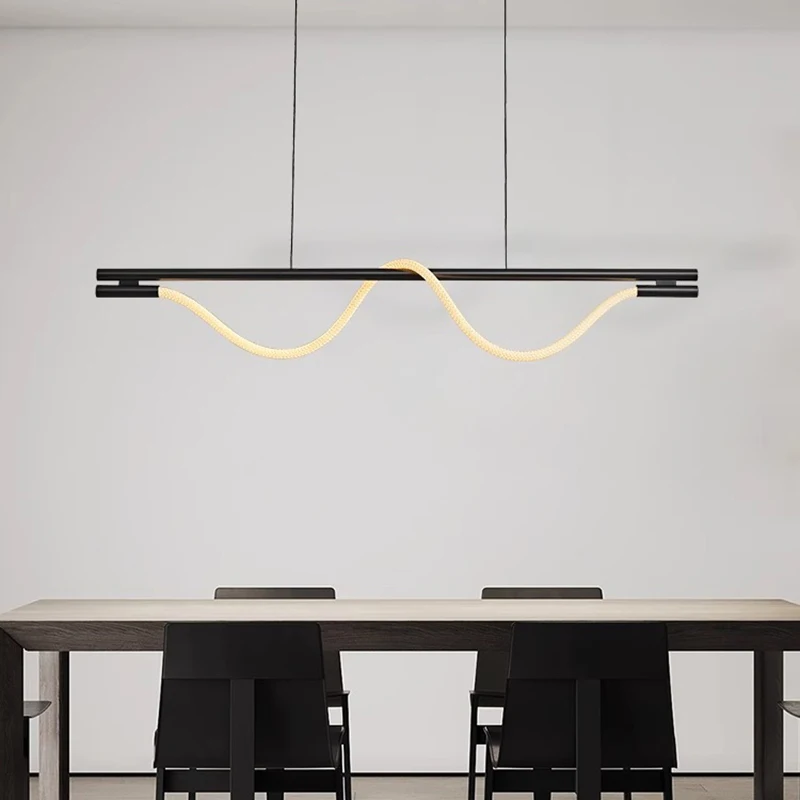 Nordic Minimalist Modern Indoor Creative Silicone LED Hanging Lamps Chandelier Pendant Light For Hotel Project