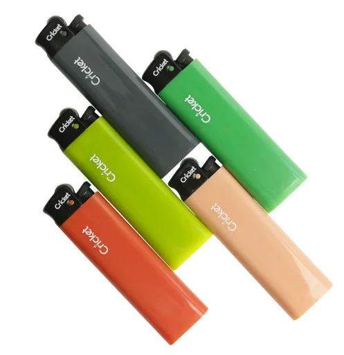 Fancy Brand Refillable Flint Lighter with Variety of Colors Available Disposable Lighter